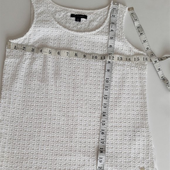 💖Host Pick 💖Tommy Hilfiger Tank Top Sleeveless White  Eyelet Cotton Shirt - Picture 9 of 12